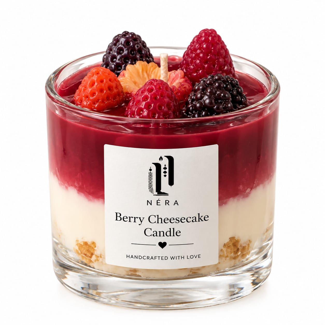 NÉRA Berry Cheesecake candle from The Funky Collection
