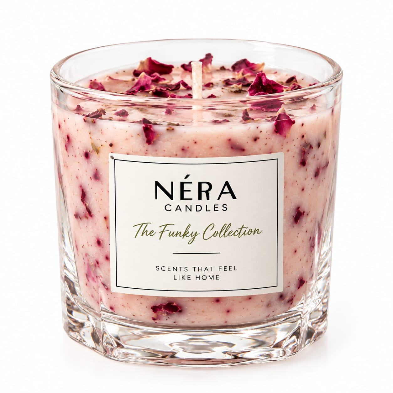 NÉRA rose candle from The Funky Collection